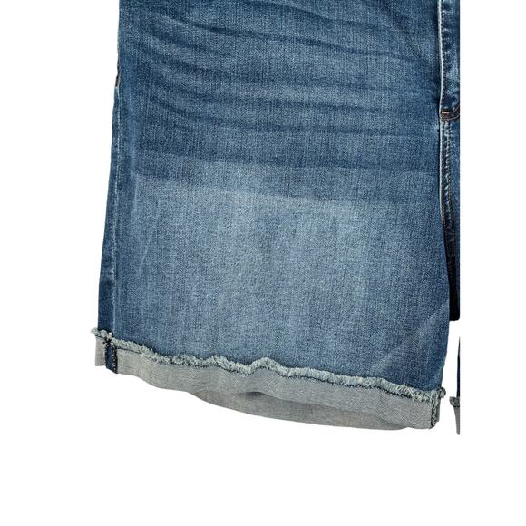 Kut from the Kloth shorts Katy boyfriend cuffed blue size 22W NEW - Picture 2 of 6